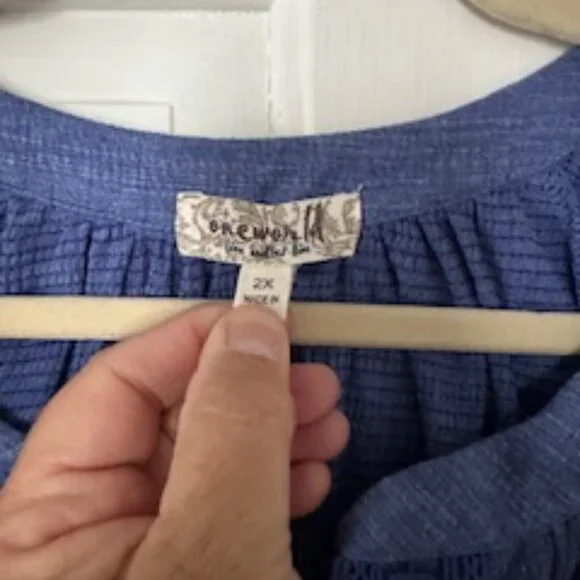 Blue Short Sleeve Top - Picture 4 of 7